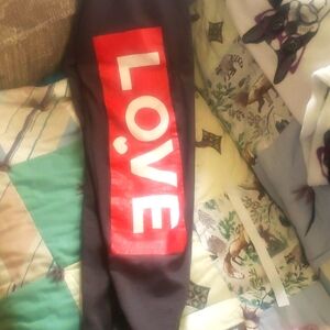 Love sweatpants sz lg